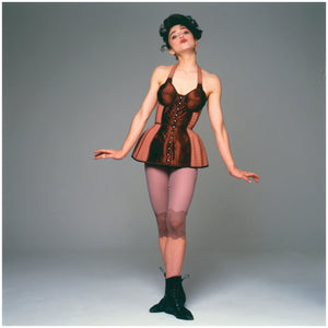 1988 Jean Paul Gaultier Documented Cowboy Lace 'Cone Bra' Bustier Lingerie Set