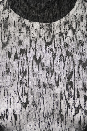 1987 Azzedine Alaia Naomi Campbell Featured Runway Sheer Lace Mini Dress