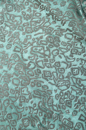 1999 Christian Dior by John Galliano Metallic Teal Blue Lamé Silk Bias-Cut Slip Gown