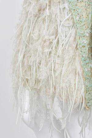 2012 Chanel by Karl Lagerfeld Documented Sheer Illusion Beaded Silk Dress w/Tags