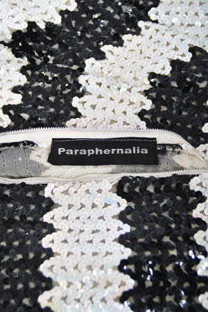 1966 Betsey Johnson for Paraphernalia Documented Sequin Mod Mini Dress