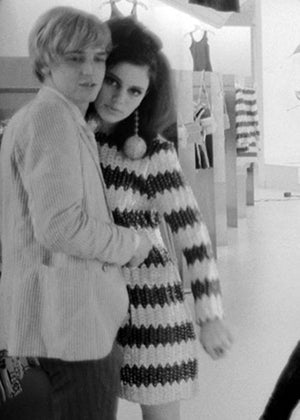 1966 Betsey Johnson for Paraphernalia Documented Sequin Mod Mini Dress