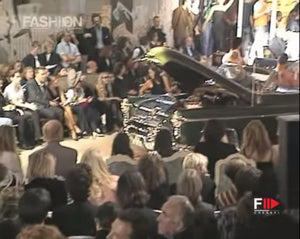 1995 John Galliano Documented Museum-Held Runway Black Silk Draped Kimono Jacket