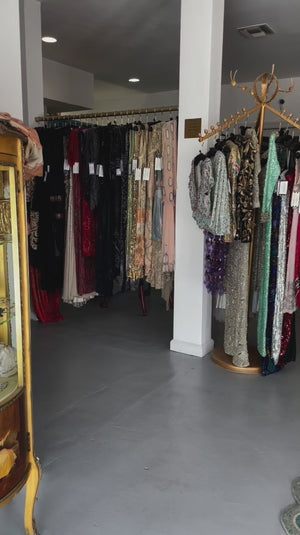 2001 Versace Couture Documented Runway Black Sheer Silk & Leather Bias-Cut Gown