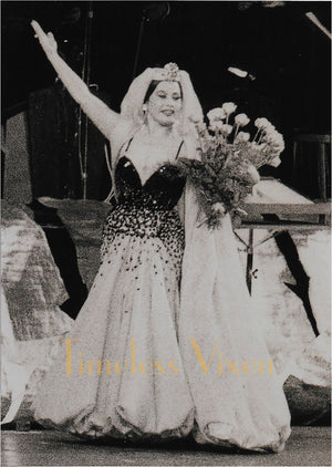 1950's Marie Latz Couture Beaded Silk Gown Ensemble Worn by Yma Sumac