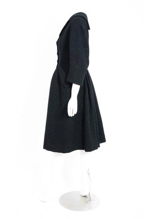 1952 Charles James Couture 'Chesterfield' Documented Museum-Held Princess Coat