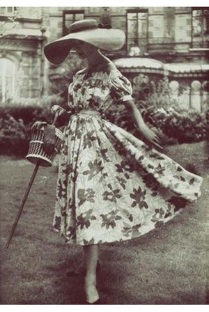 1950's Elsa Schiaparelli Novelty Sequin Blowfish Bamboo Walking Cane Purse