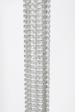 1975 Ret Turner Couture for Diana Ross 'Disco Ball' Silver Sequin Gown