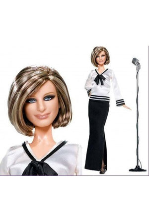 1963 Iconic Barbra Streisand Custom Couture Cream Black Sequin Silk Sailor Set