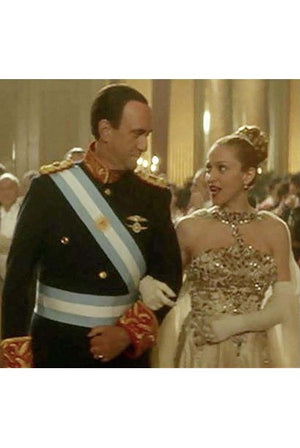 1996 Iconic Madonna 'Evita' Film-Worn Beaded Ivory Silk Couture Gown