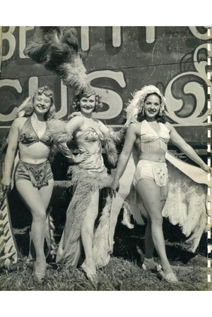 1940's Metallic Gold Lame Flame Rhinestone Mesh Showgirl Circus Costume