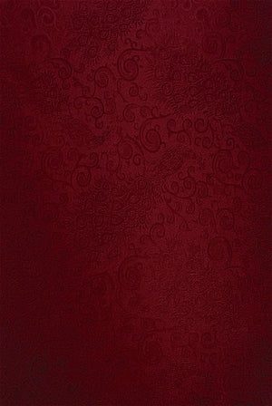 1998 John Galliano Wine-Red Patterned Stretch Silk Hourglass Slip Gown