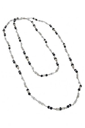 1954 Chanel by Robert Goossens Rare Crystal Metal Long Sautoir Couture Necklace