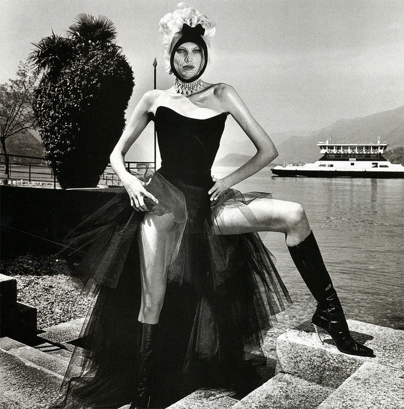 thierry mugler black dress Mugler 90s dress