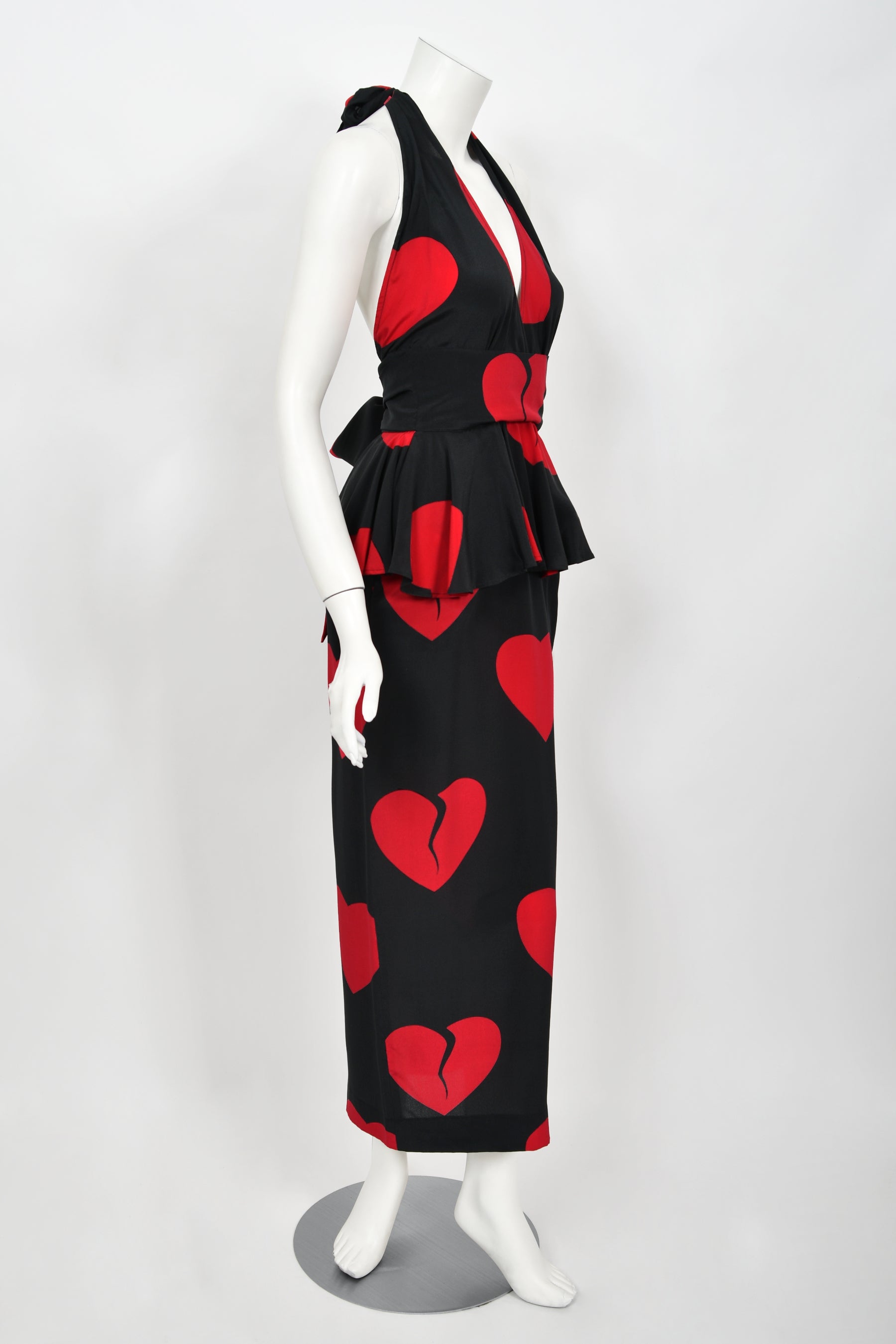 moschino red dress MOSCHINO DRESS - Jersey dress - poppy red/red