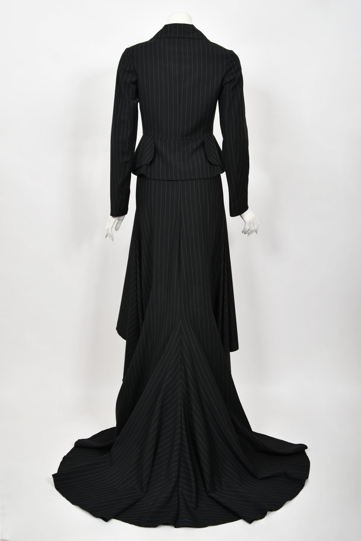 Vintage 1994 Vivienne Westwood Pinstripe Wool Jacket & High