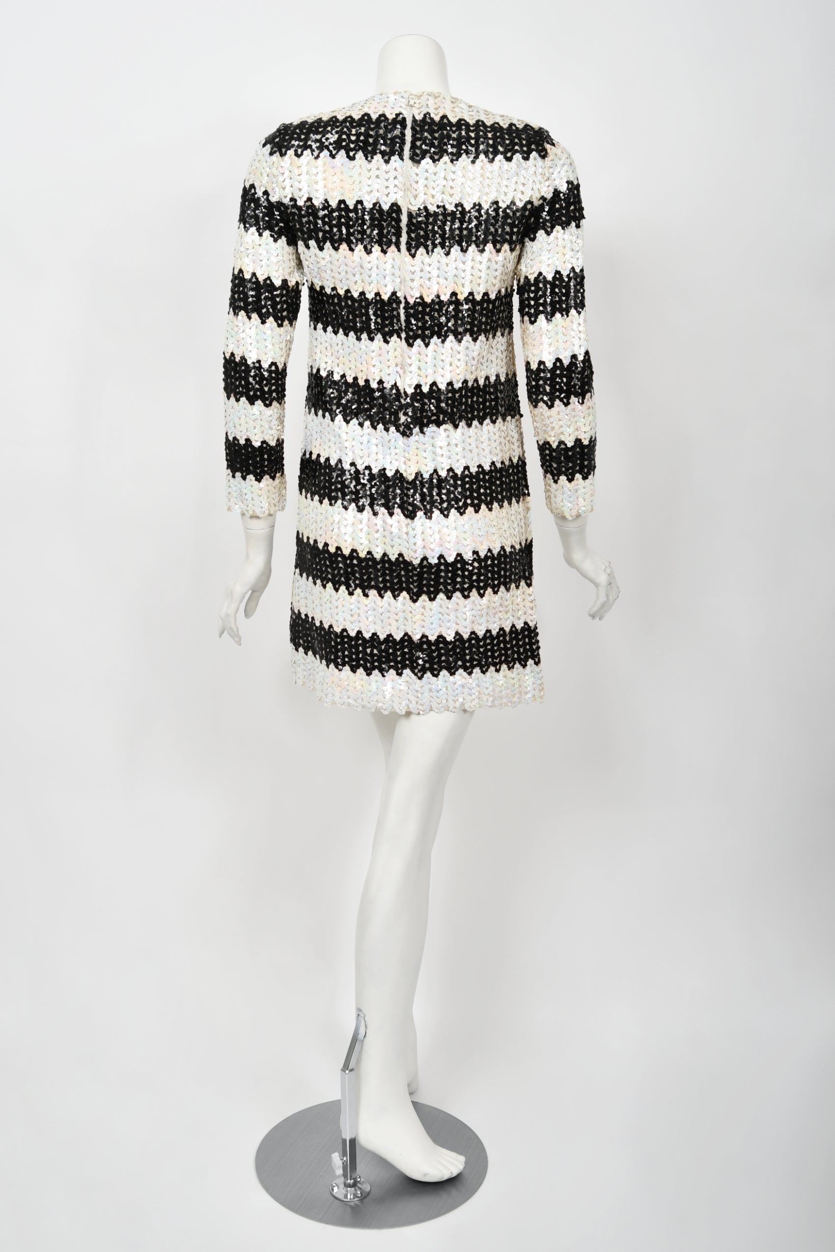 Vintage 1966 Betsey Johnson for Paraphernalia Documented Sequin Mod Mini Dress - Timeless Vixen Vintage 1966 Betsey Johnson for Paraphernalia Documented Sequin Mod Mini Dress - Timeless Vixen