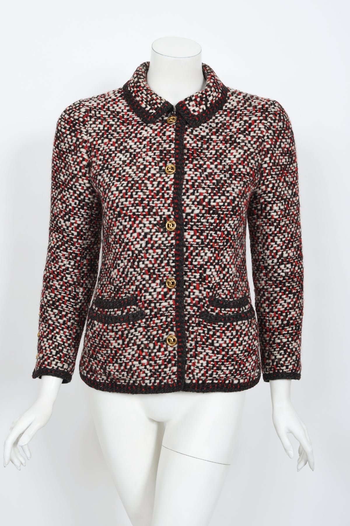 Rare Vintage Christian Dior Le Connaisseur Lined Tweed Suit