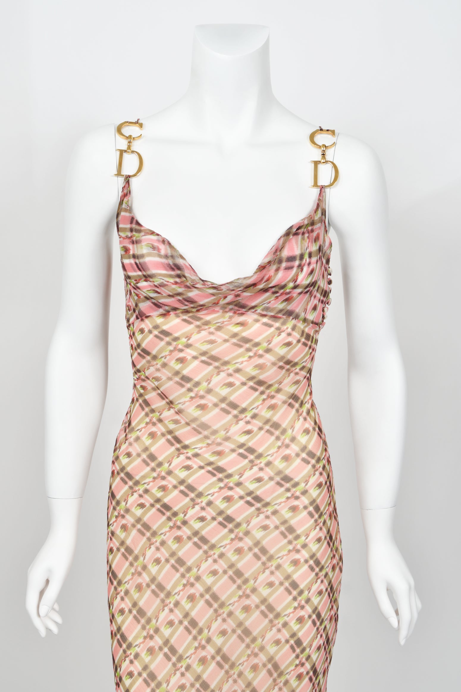 pink dior monogram dress Mini dress