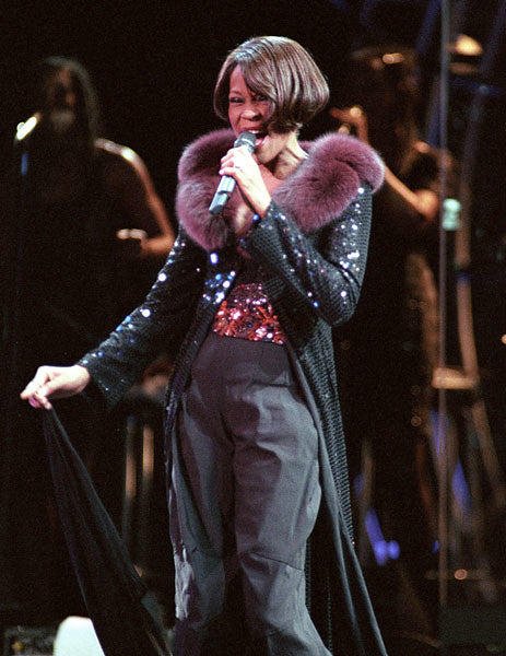 1999 Dolce &amp; Gabbana Custom Couture for Whitney Houston Beaded Bustier Jumpsuit