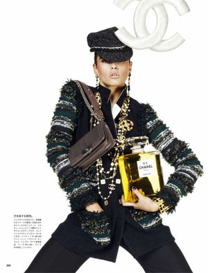 2011 Chanel by Karl Lagerfeld Runway Campaign Beaded Wool Double-Breasted Jacket