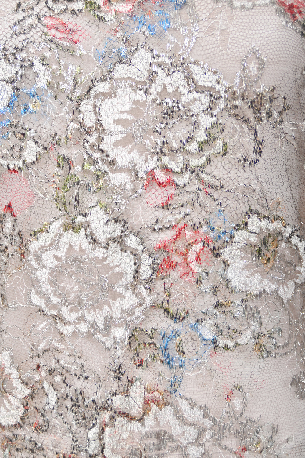 Iconic 2011 Chanel Runway Vogue Rihanna Editorial Sheer Metallic Lace Gown