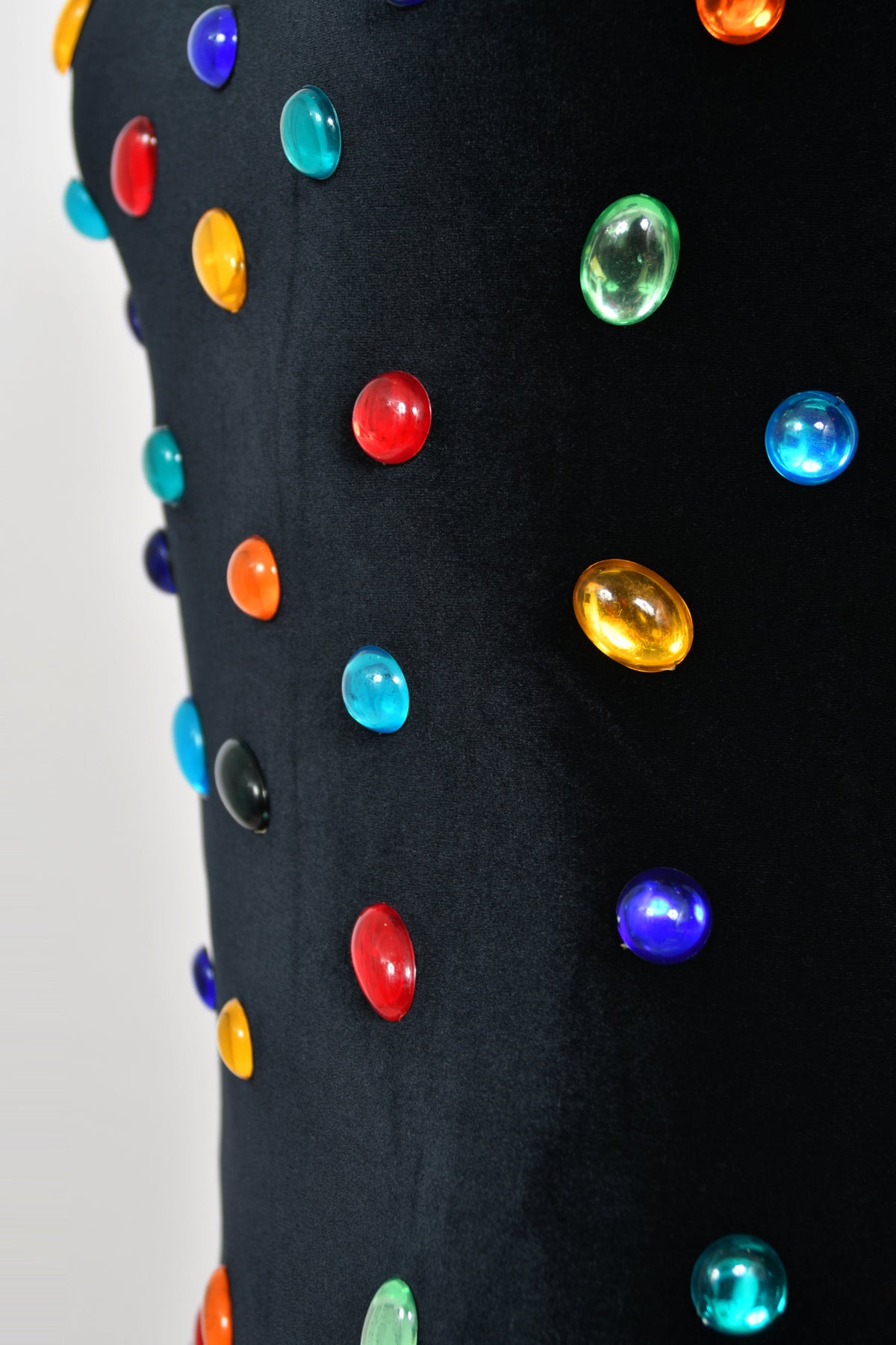 1990 Marc Bouwer for Whitney Houston Custom Couture 'Jellybean' Bodycon Gown