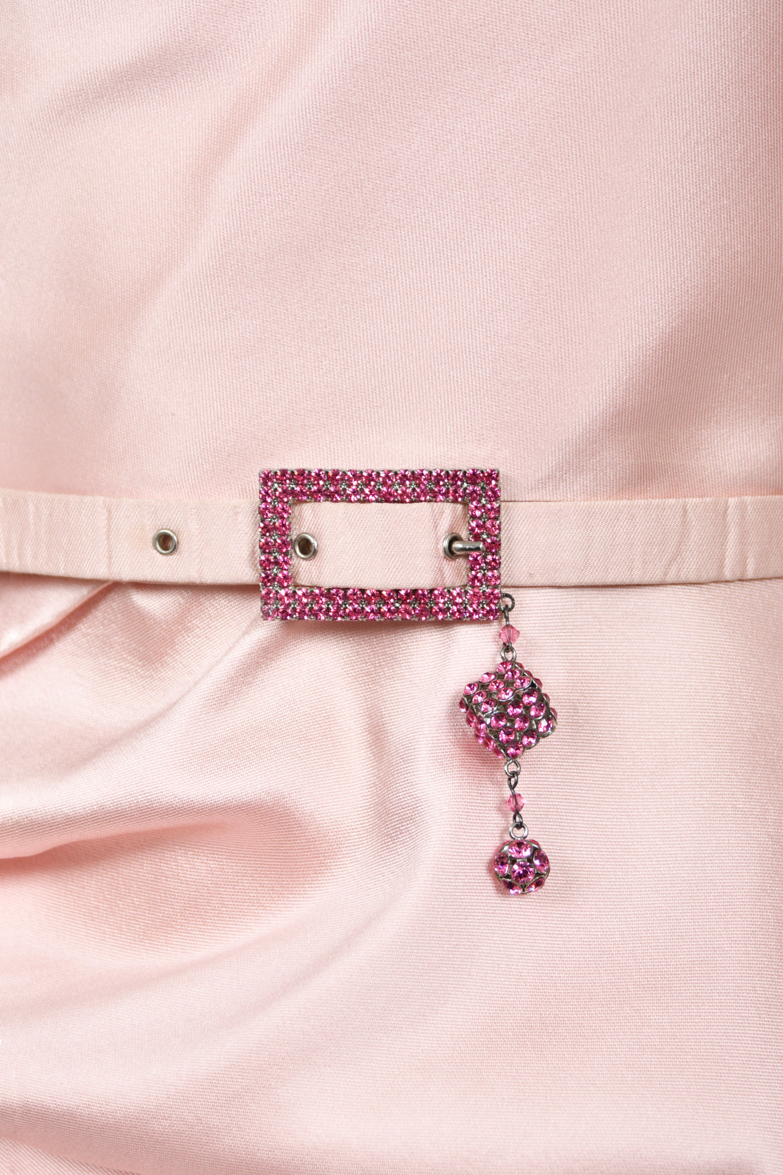 2007 Christian Dior by John Galliano Blush Pink Silk Asymmetric Sculptural Gown