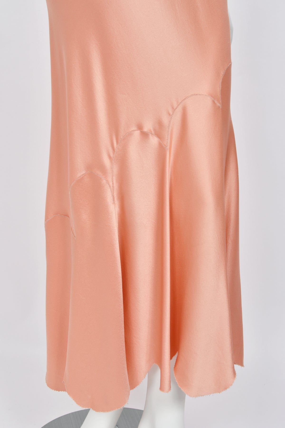 2004 Alexander McQueen Runway Pink Silk Bustier Bias-Cut Dress w/ Tags