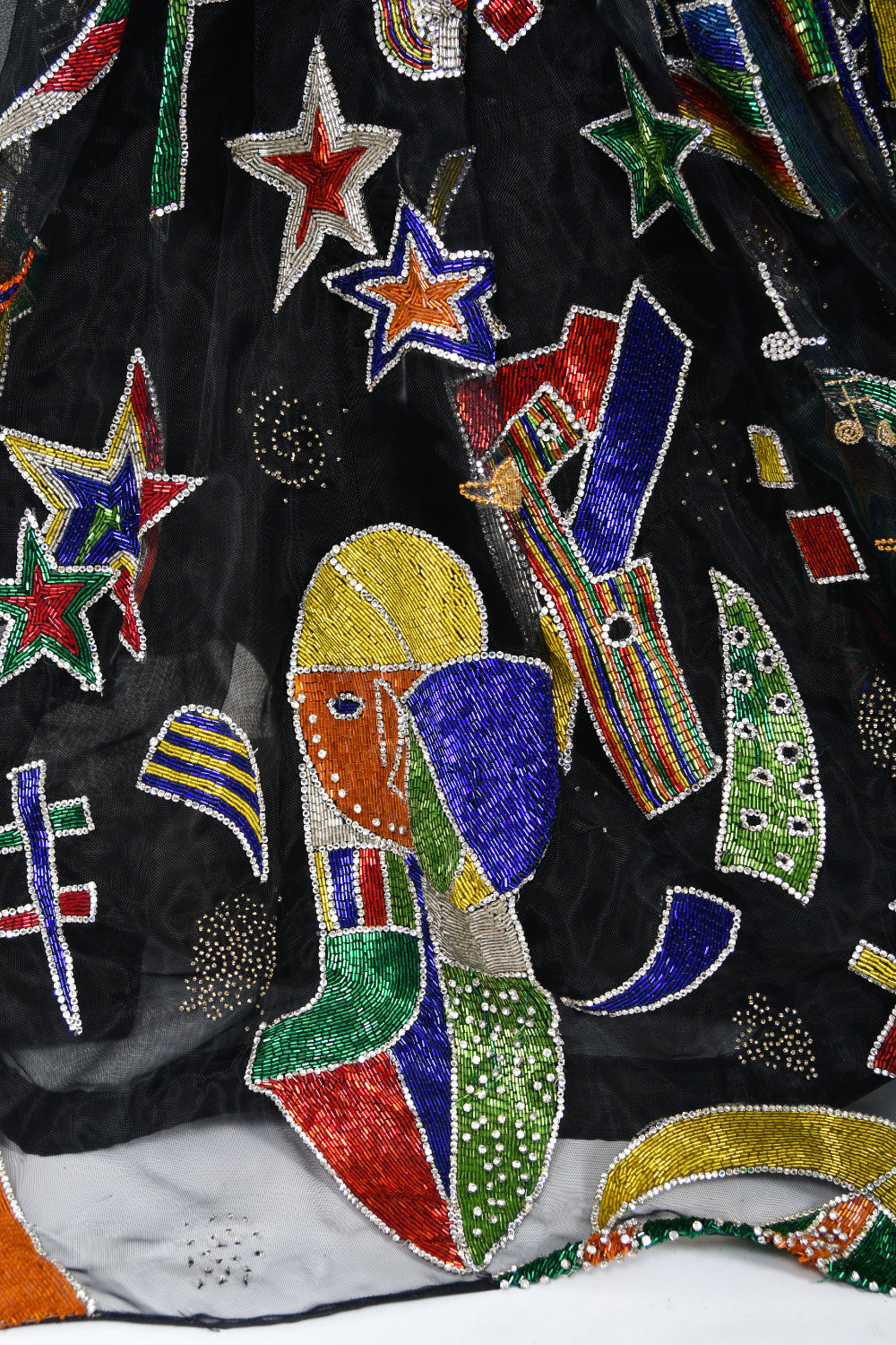 Vintage 1989 Gianni Versace Haute Couture Beaded Circus