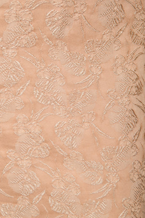 2004 Jean Paul Gaultier Runway Embroidered Blush Pink Corset Jacket & Matching Skirt