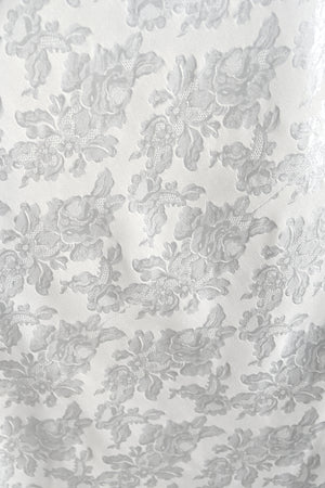 1998 Christian Dior by John Galliano 'In a Boudoir Mood' Ice-Blue Floral Silk Bias-Cut Gown