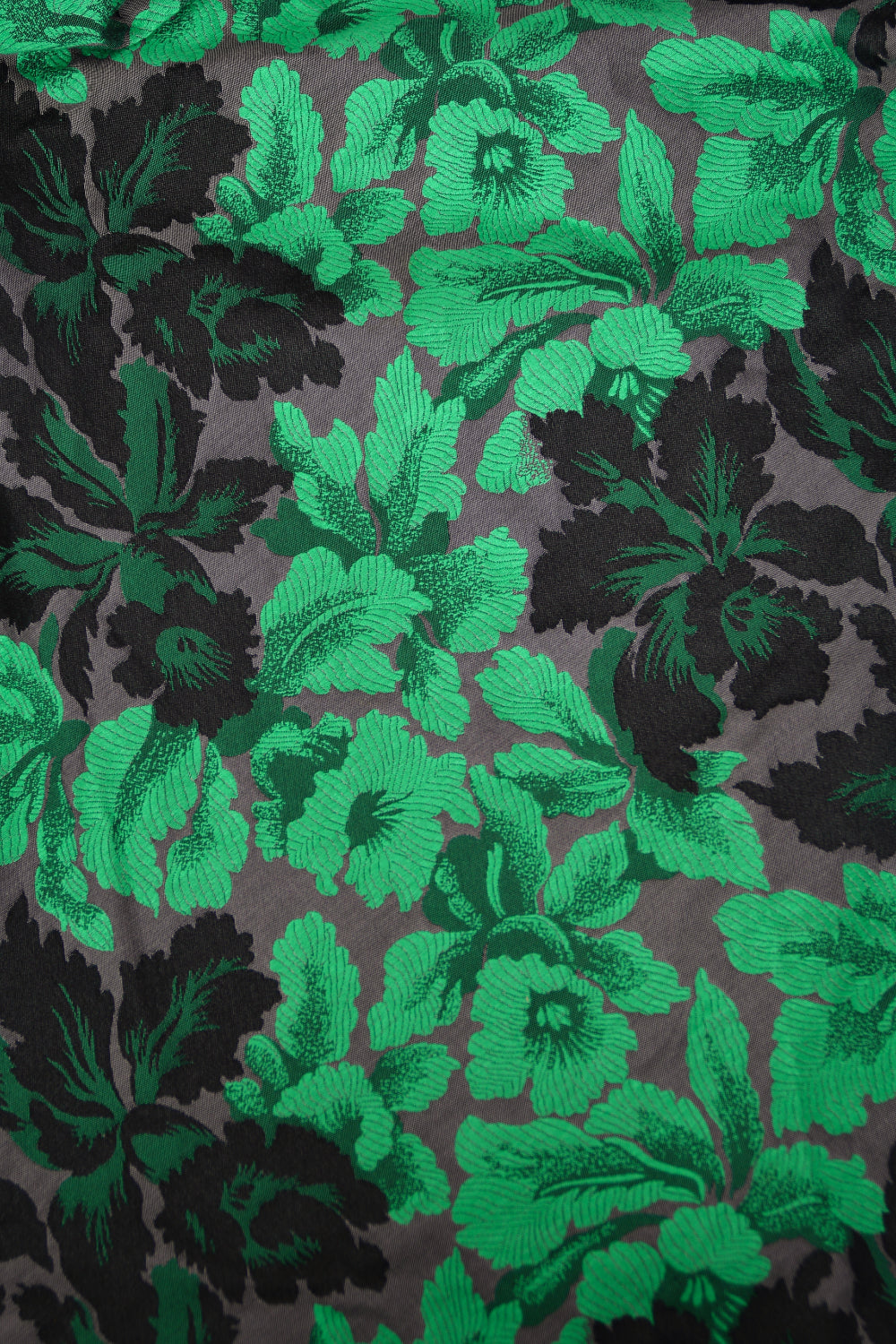 2010 Vivienne Westwood Gold Label Sculpted Green Floral Silk Brocade Corset Dress