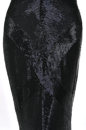 1943 Gilbert Adrian Custom Couture for Lana Turner Fully Beaded Hourglass Trained Gown