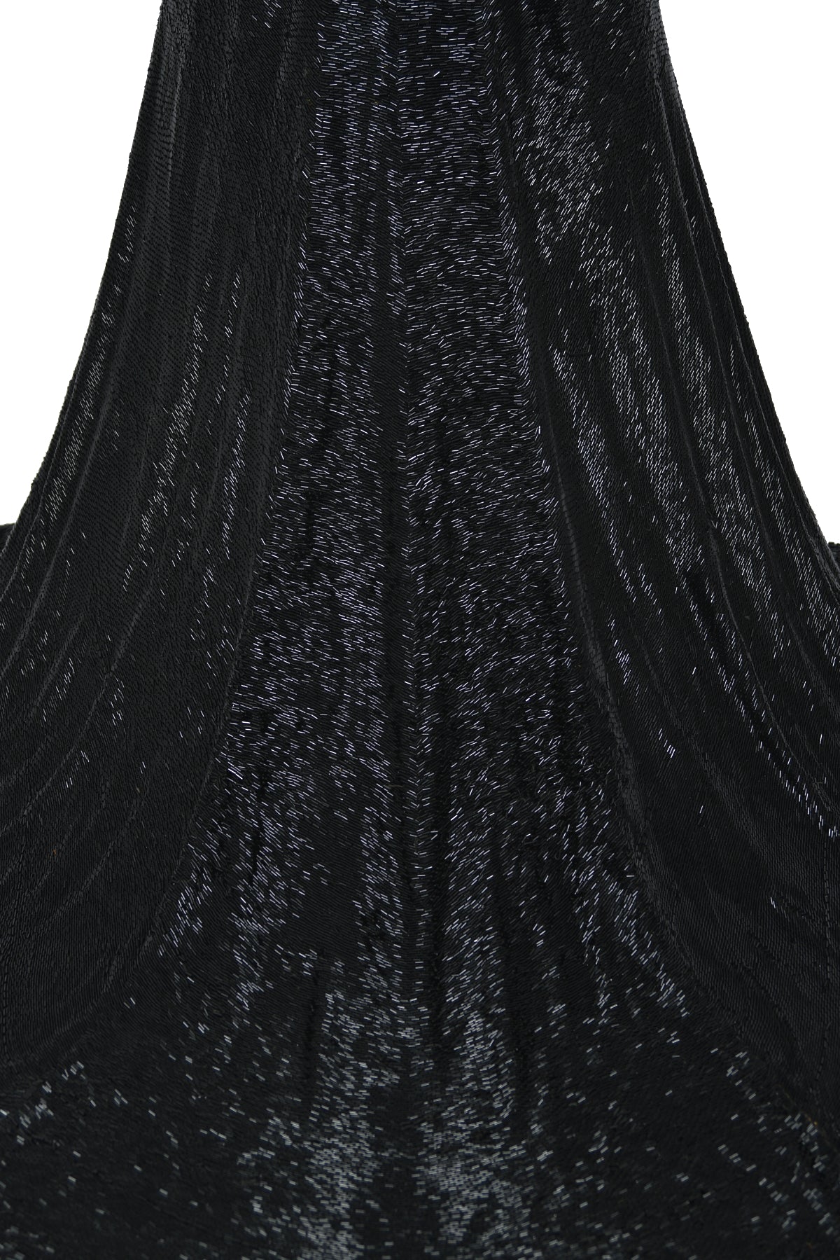 1943 Gilbert Adrian Custom Couture for Lana Turner Fully Beaded Hourglass Trained Gown