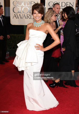 2008 Christian Dior by John Galliano Ivory Silk Strapless Bustier Peplum Gown