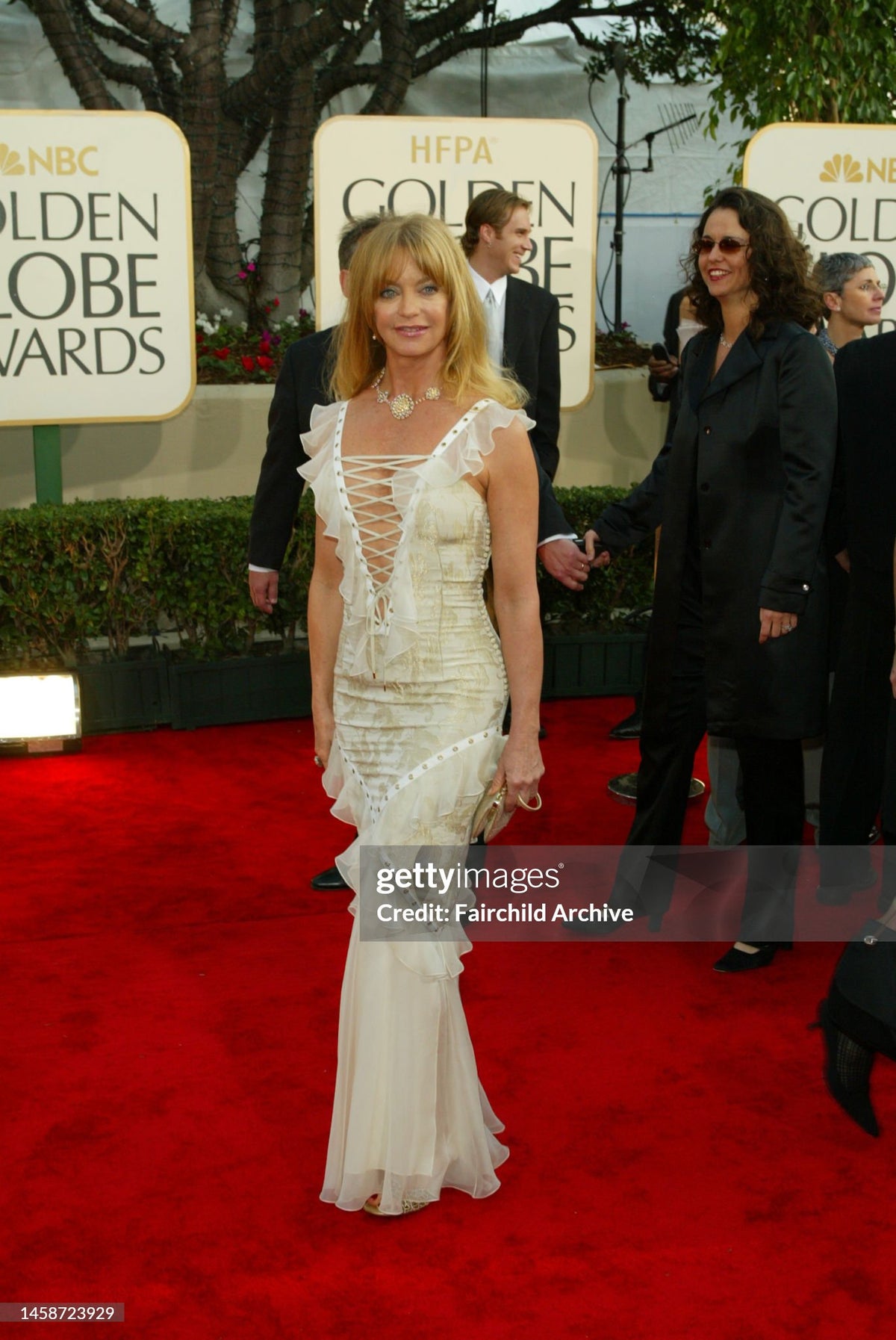 2003 Christian Dior by John Galliano Metallic Powder Blue Floral Silk Brocade Lace Up Bias-Cut Gown