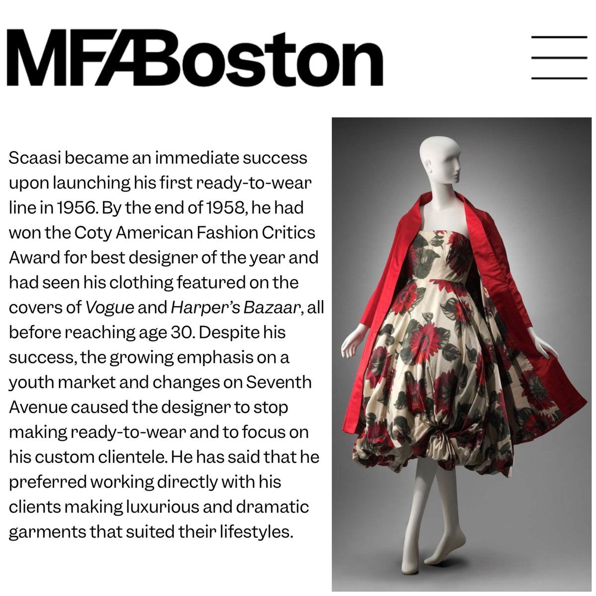 1958 Arnold Scaasi Couture Colorful Floral Silk Strapless Dress &amp; Swing Jacket