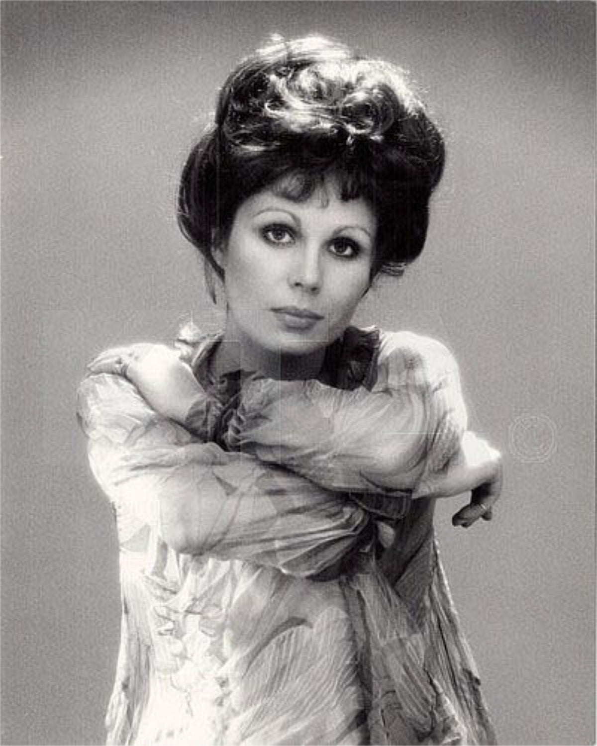 1967 Jean Muir Documented Psychedelic Op-Art Sheer Silk Tunic Mini Dress &amp; Pants