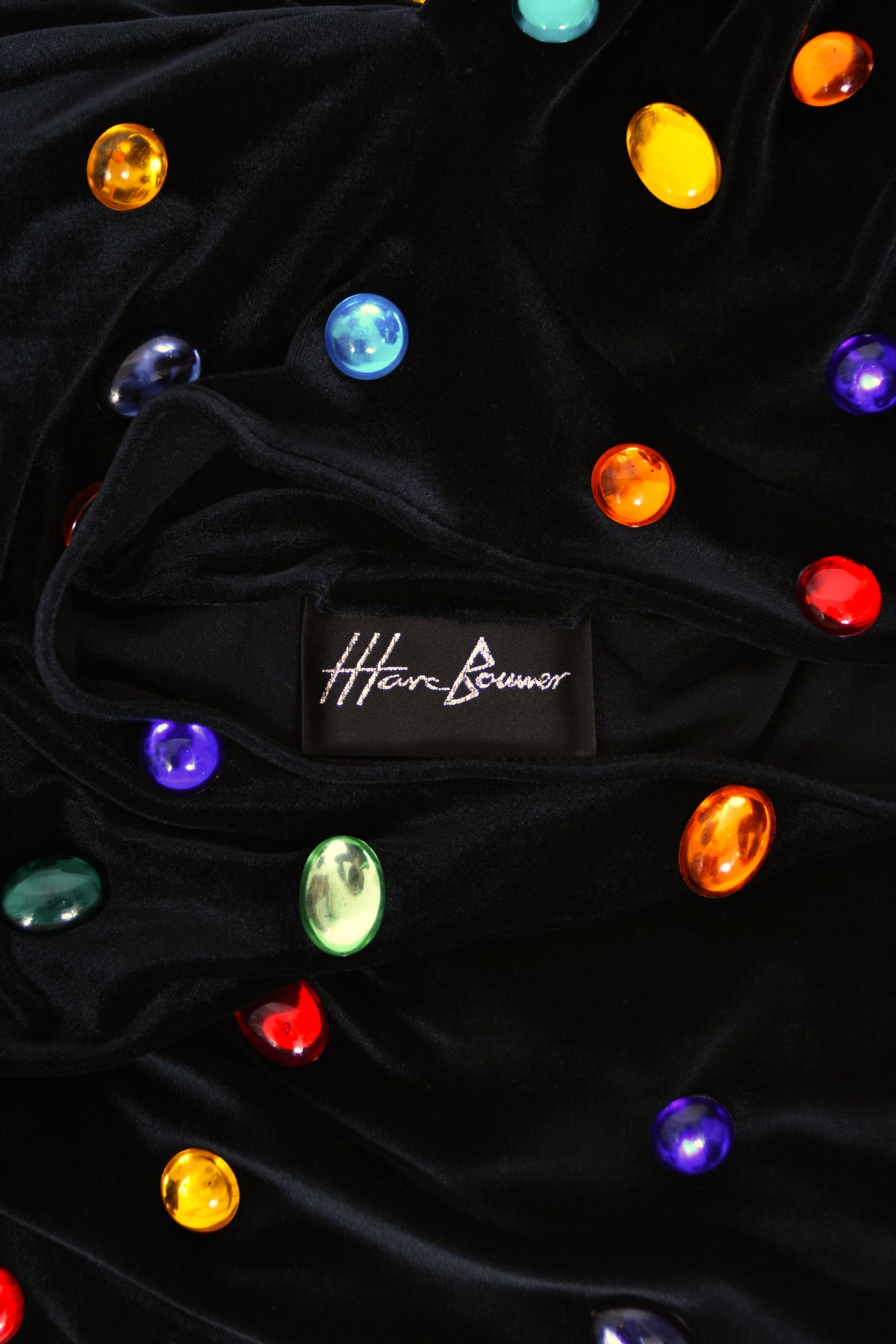 1990 Marc Bouwer for Whitney Houston Custom Couture 'Jellybean' Bodycon Gown