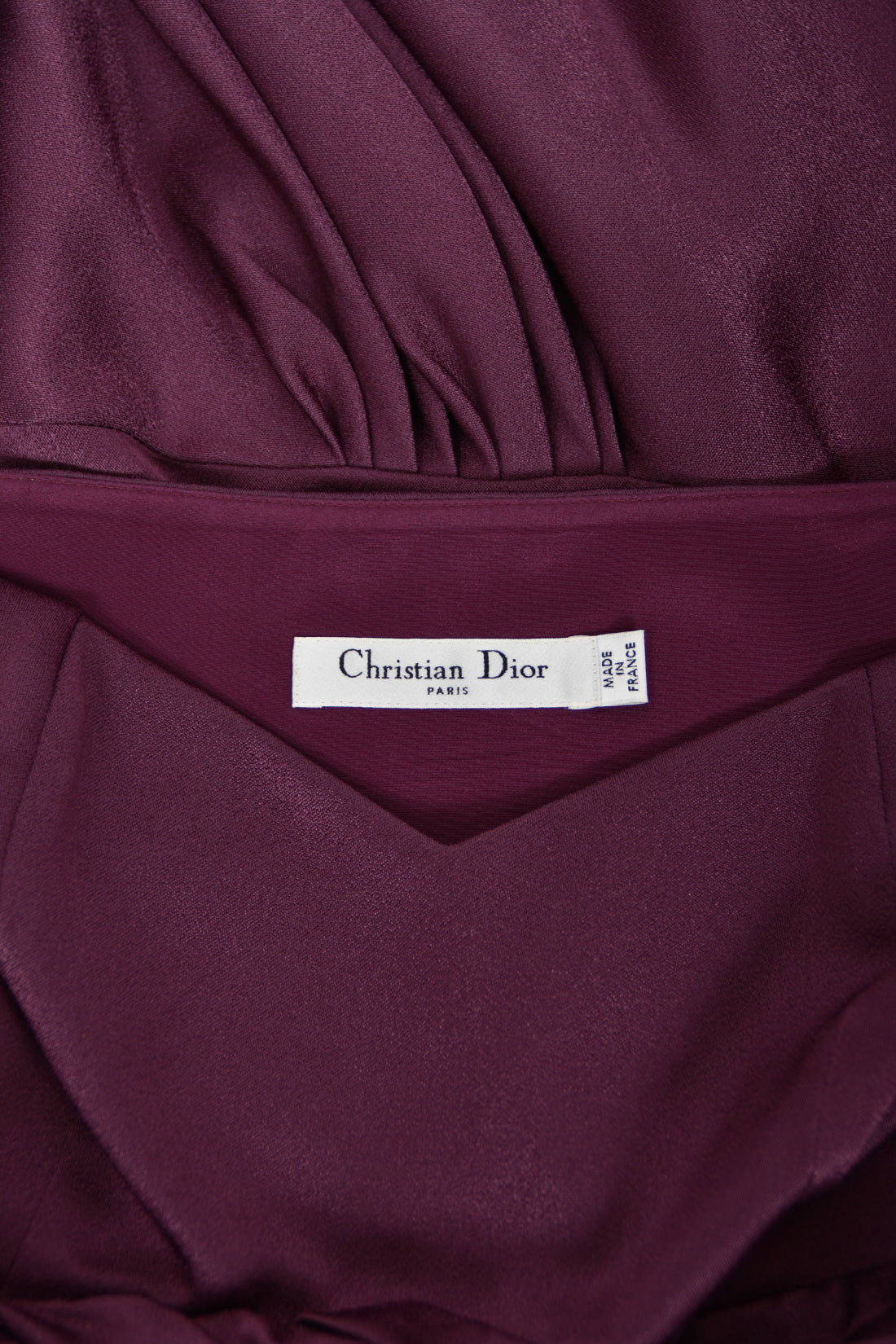 christian dior purple dress CHRISTIAN DIOR Tissus Jacqueline de Neuve Ninove Womens Purple Silk Dress Sz S