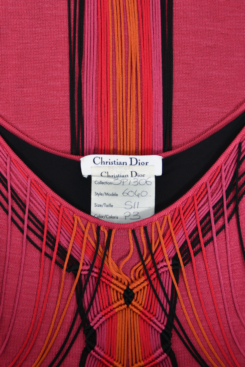 2003 Christian Dior by John Galliano Burgundy Red Stretch-Knit Draped Strings Maxi Dress