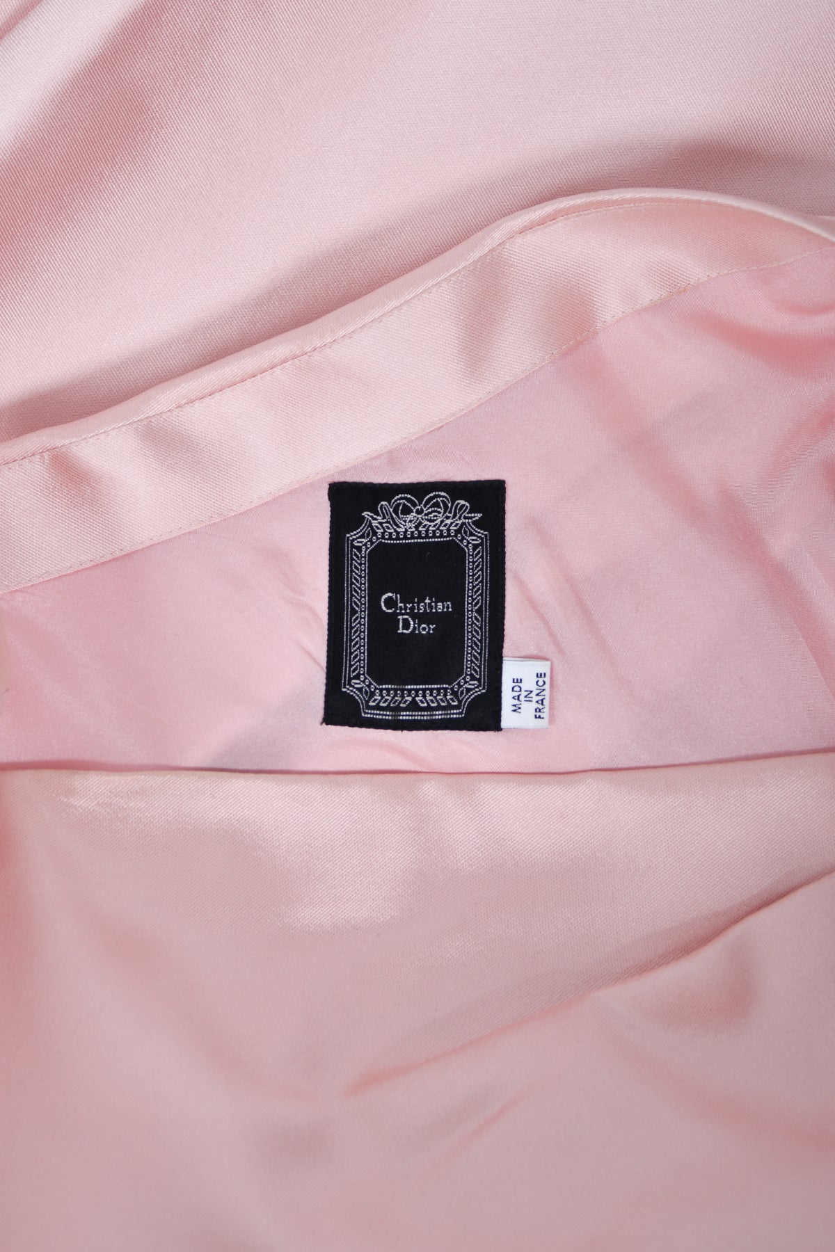 2007 Christian Dior by John Galliano Blush Pink Silk Asymmetric Sculptural Gown