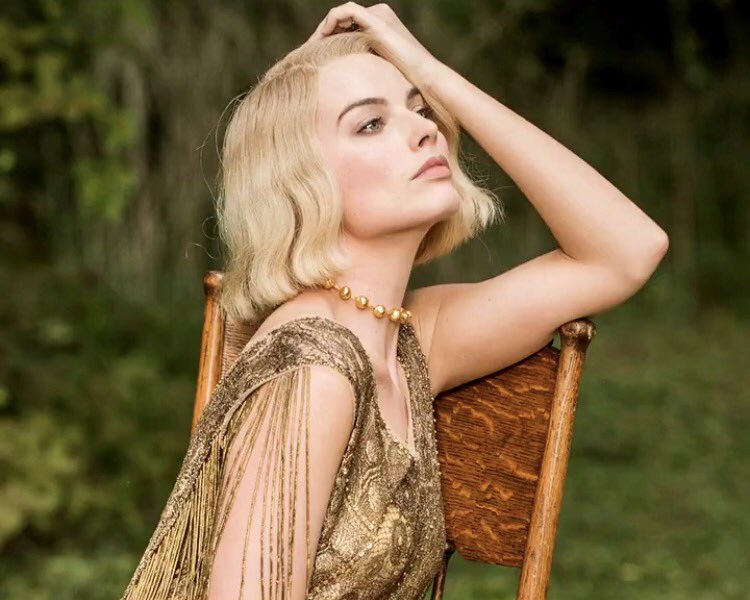 1920&#39;s Metallic Gold Lamé Lace Flapper Fringe Margot Robbie Film-Worn Dress