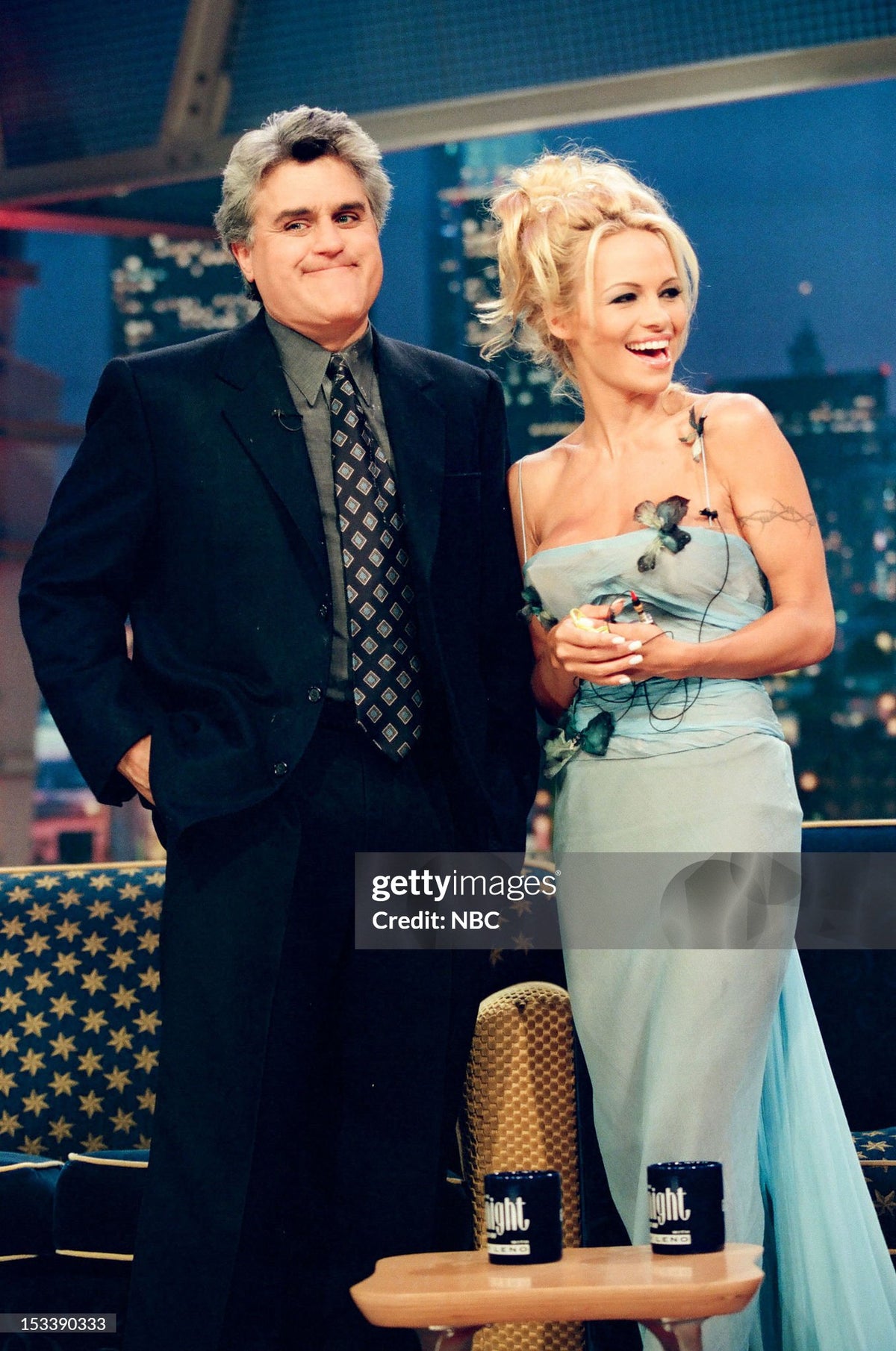 1998 Dolce &amp; Gabbana &#39;Stromboli Collection&#39; Hand-Painted Butterflies Blue Silk Corset Gown