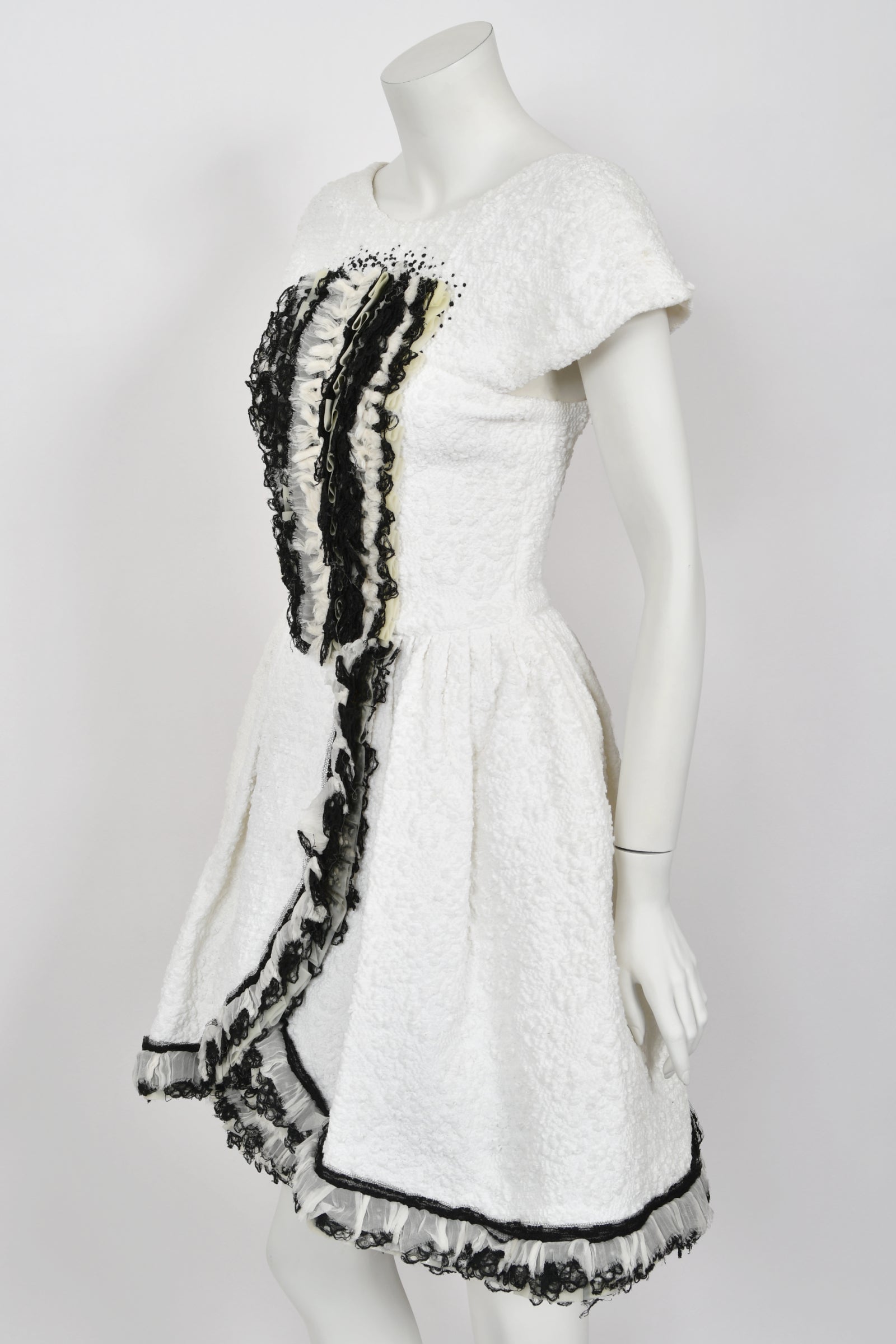 chanel short white dress Chanel Vintage Dress White by Chanel