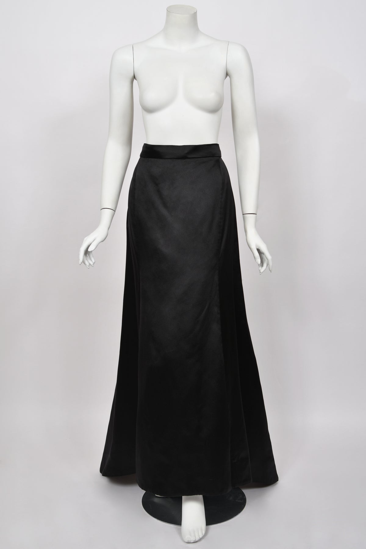 1999 Vivienne Westwood 'La Belle Helene' Collection Silk Off-Shoulder Corset Blouse & Full-Length Skirt Set