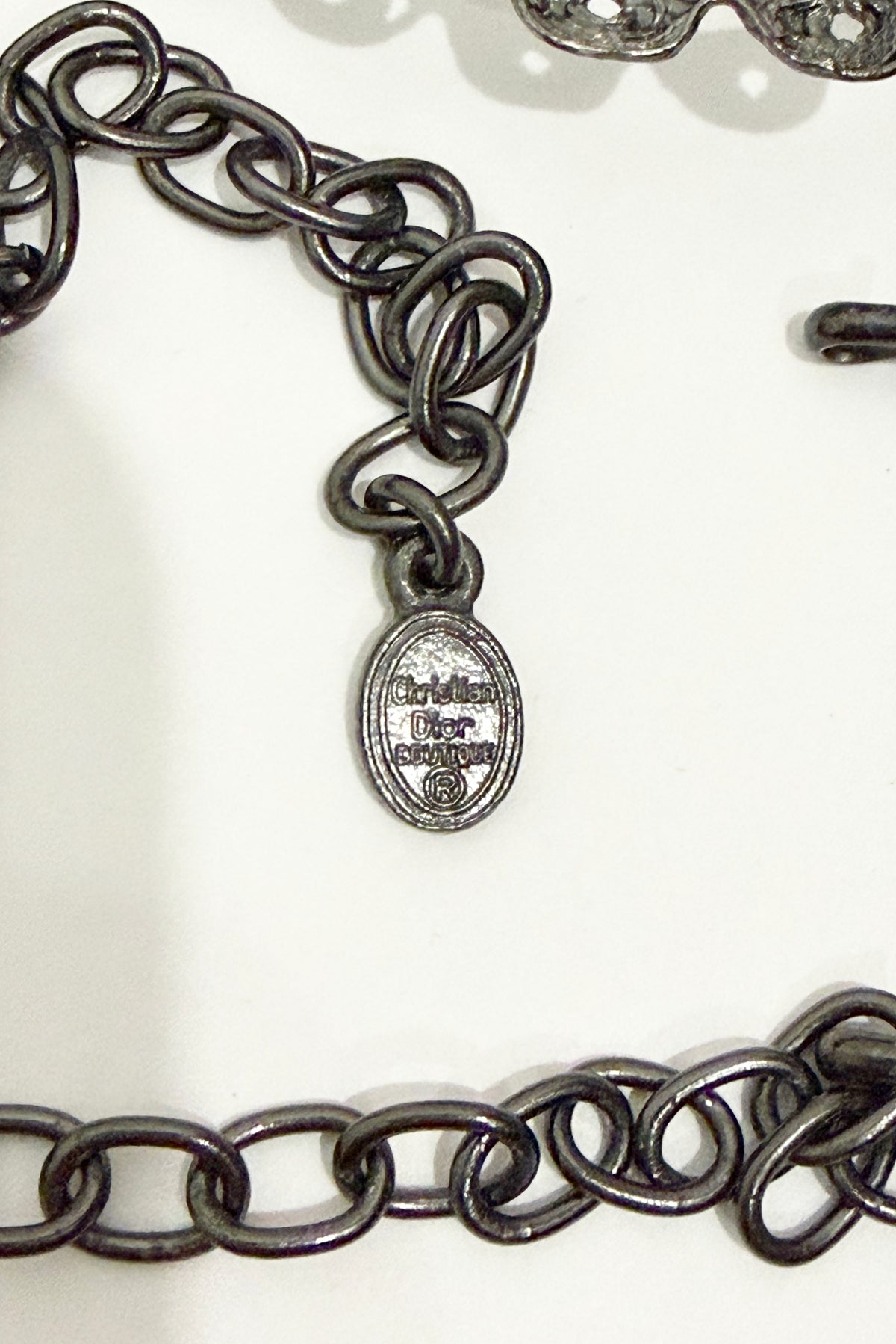 2000 Christian Dior by John Galliano Belle Époque Inspired Crescent Motif Oversized Choker