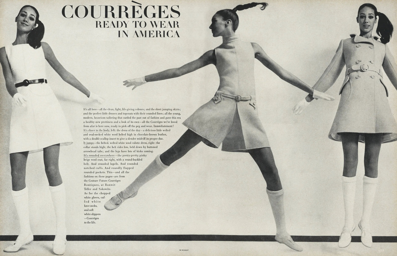 1968 André Courrèges Couture Yellow Wool Belted Space-Age Mod Dress