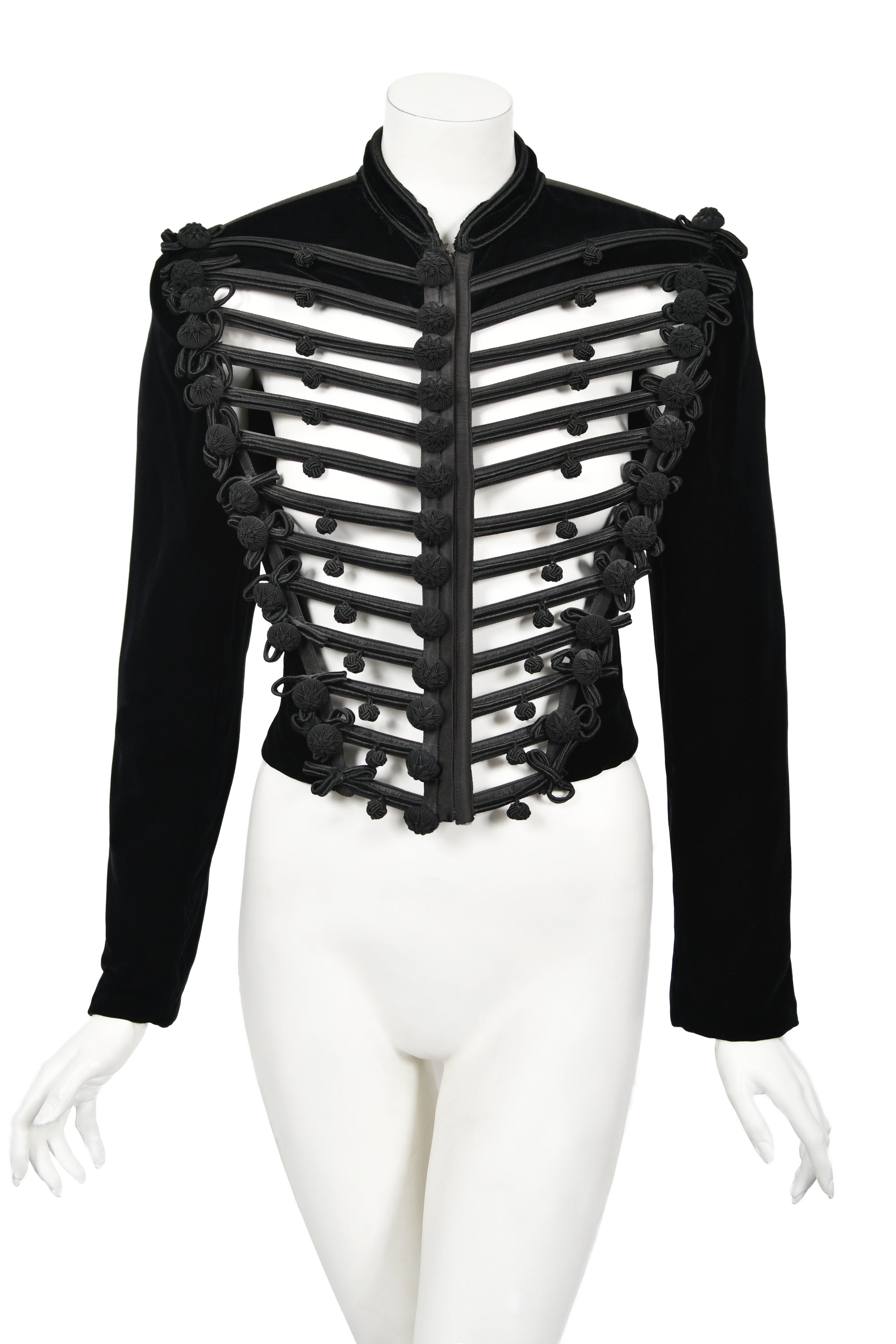 Black corset- jacket with laces in the back Jean-Paul Gaultier
